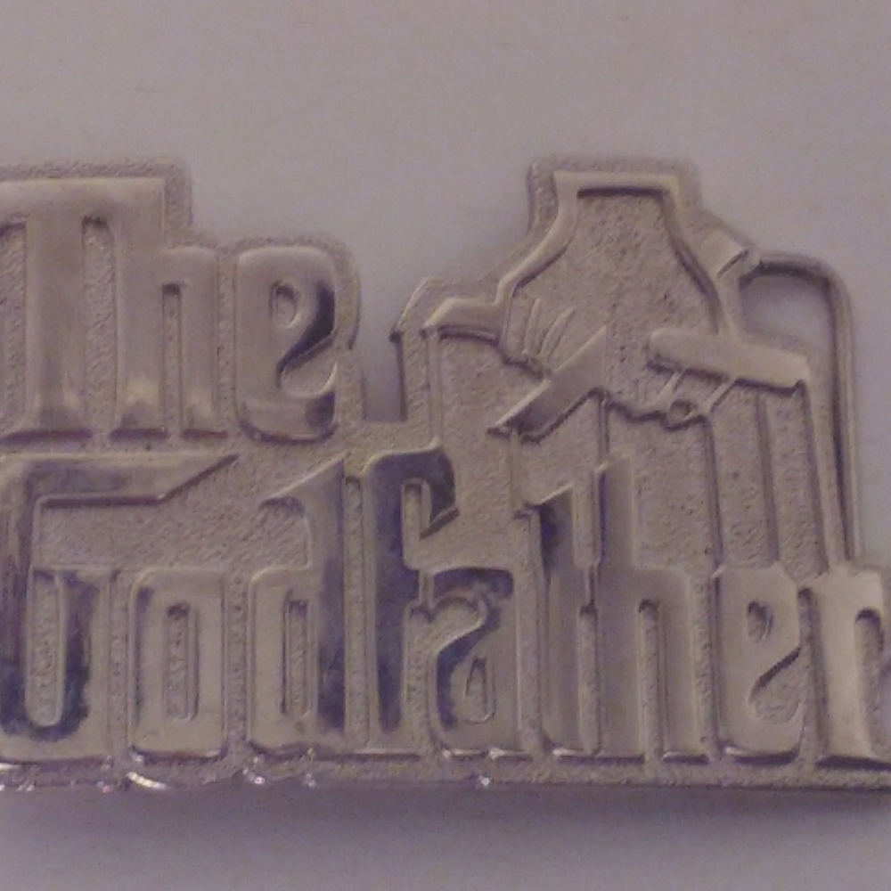 The godfather belt buckle
